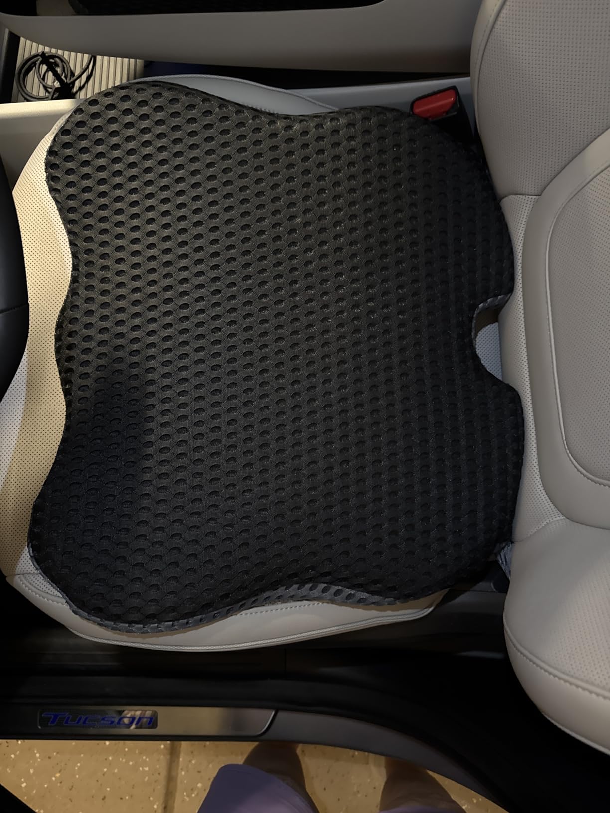 Wedge Car Seat Cushion for Better Visibility & Sciatica Pain Relief | High Density Memory Foam, Non-Slip Ergonomic Car Seat Cushion for Driving, Universal Fit for Car, SUV, Truck & Tractor customer photo 2