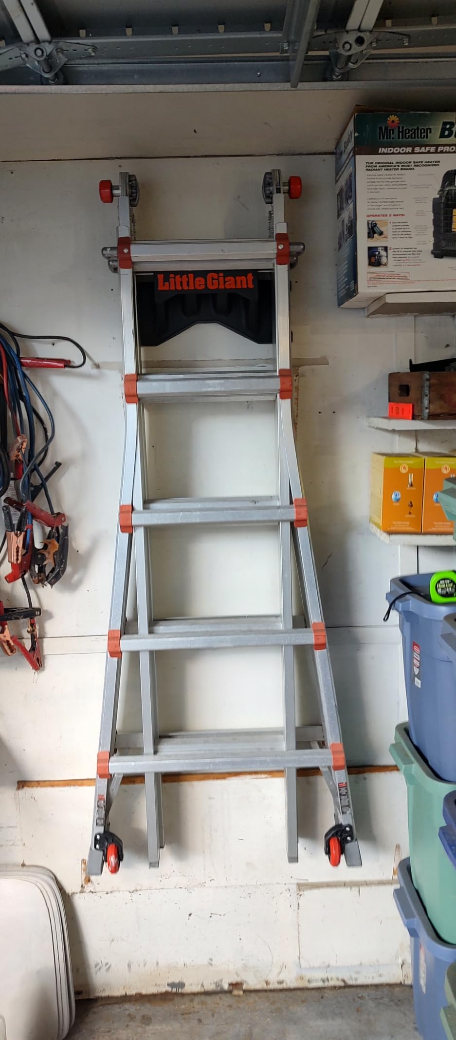 Little Giant Ladder Rack Wall-Mount Ladder Storage Accessory, 15097 | Ladder Rack Mounts to Standard 16