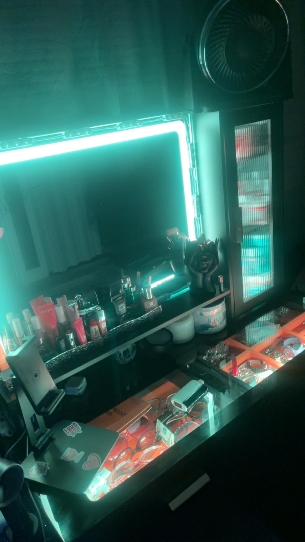 Led Vanity Mirror Lights, Hollywood Style Vanity Make Up Light, 10ft Ultra Bright White LED, Dimmable Touch Control Lights Strip, for Makeup Vanity Table & Bathroom Mirror, Mirror Not Included customer photo 2