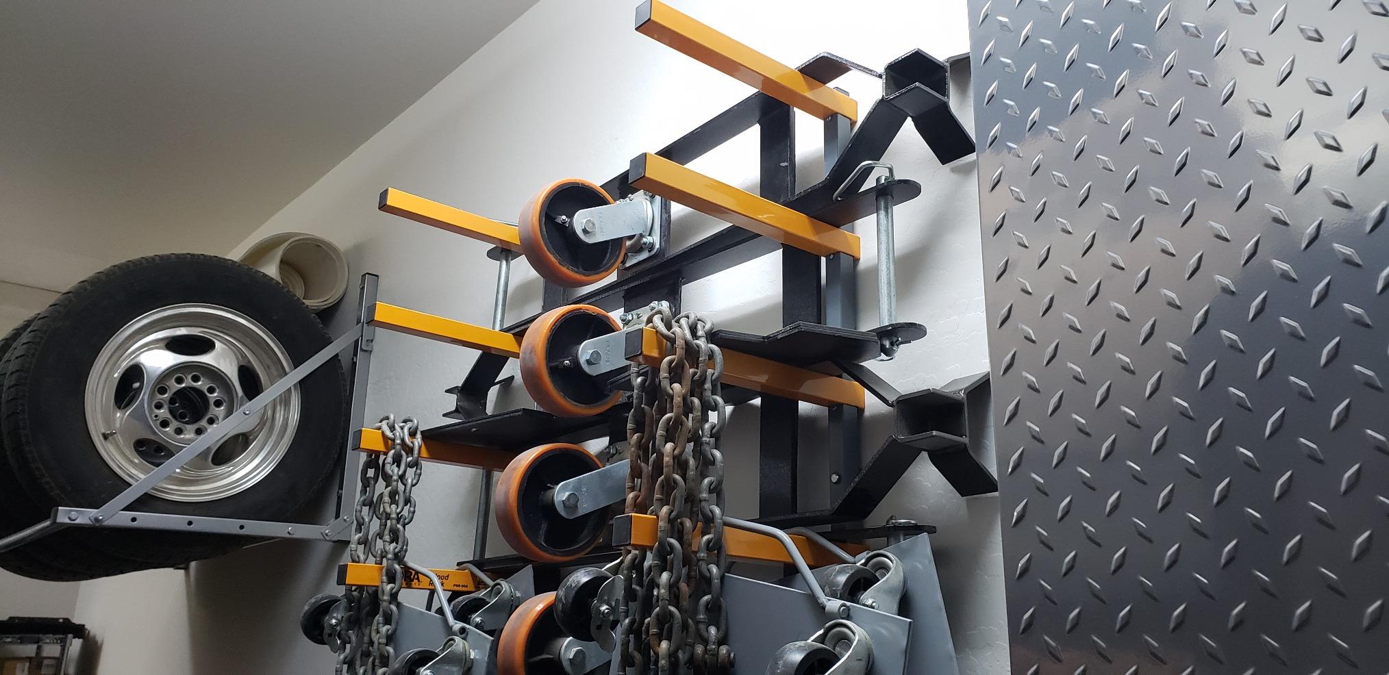 BORA Wood Rack 4-Level Heavy Duty Lumber Storage Rack Wall Mount PBR-0410 customer photo 2
