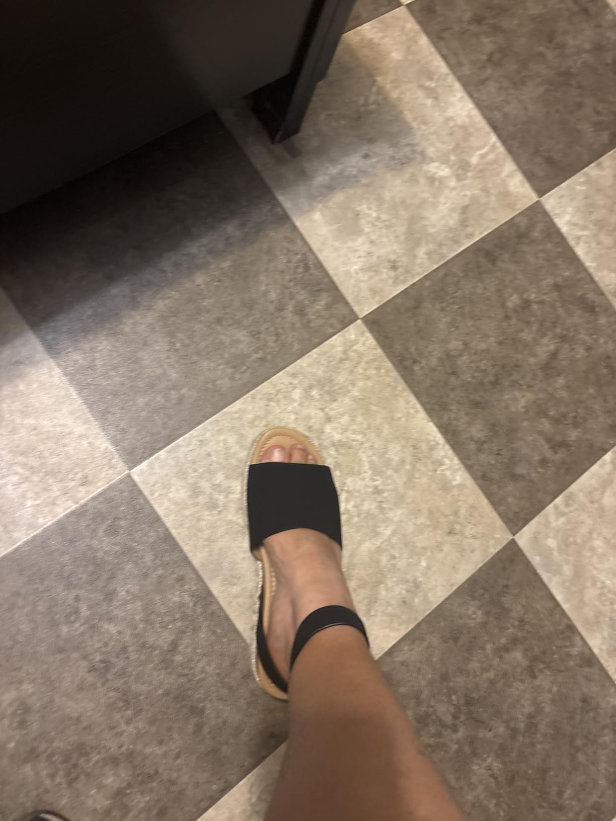 Topic Open Toe Buckle Ankle Strap Espadrilles Flatform Wedge Casual Sandal customer photo 1