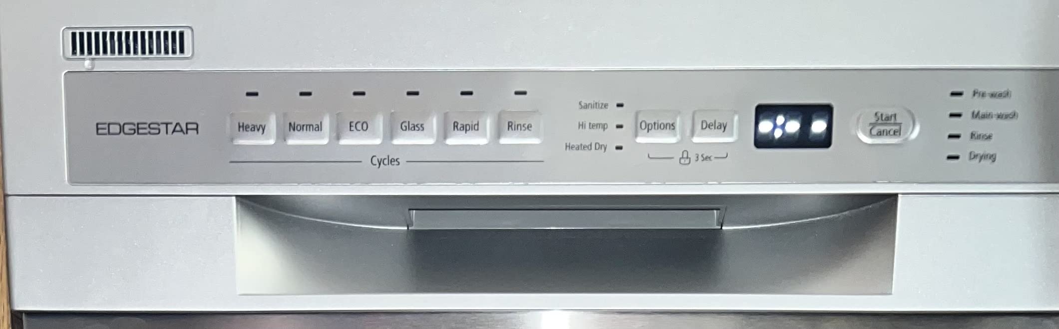 EdgeStar BIDW1802SS 18 Inch Wide 8 Place Setting Built-In Dishwasher customer photo 2