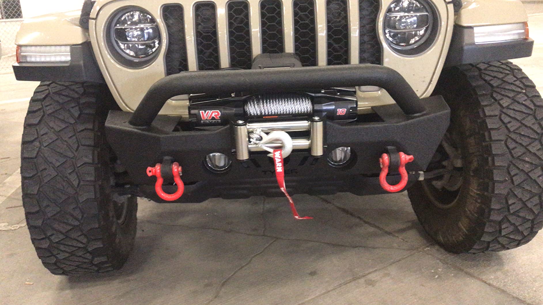 WARN VR EVO 10 Standard Duty 12V DC Electric Winch for 1/2-Tan Pickups - 10,000 lb Line Pull, 90 ft Steel Cable with Roller Fairlead, Relocatable Control Pack, Jeeps and larger SUVs customer photo 2