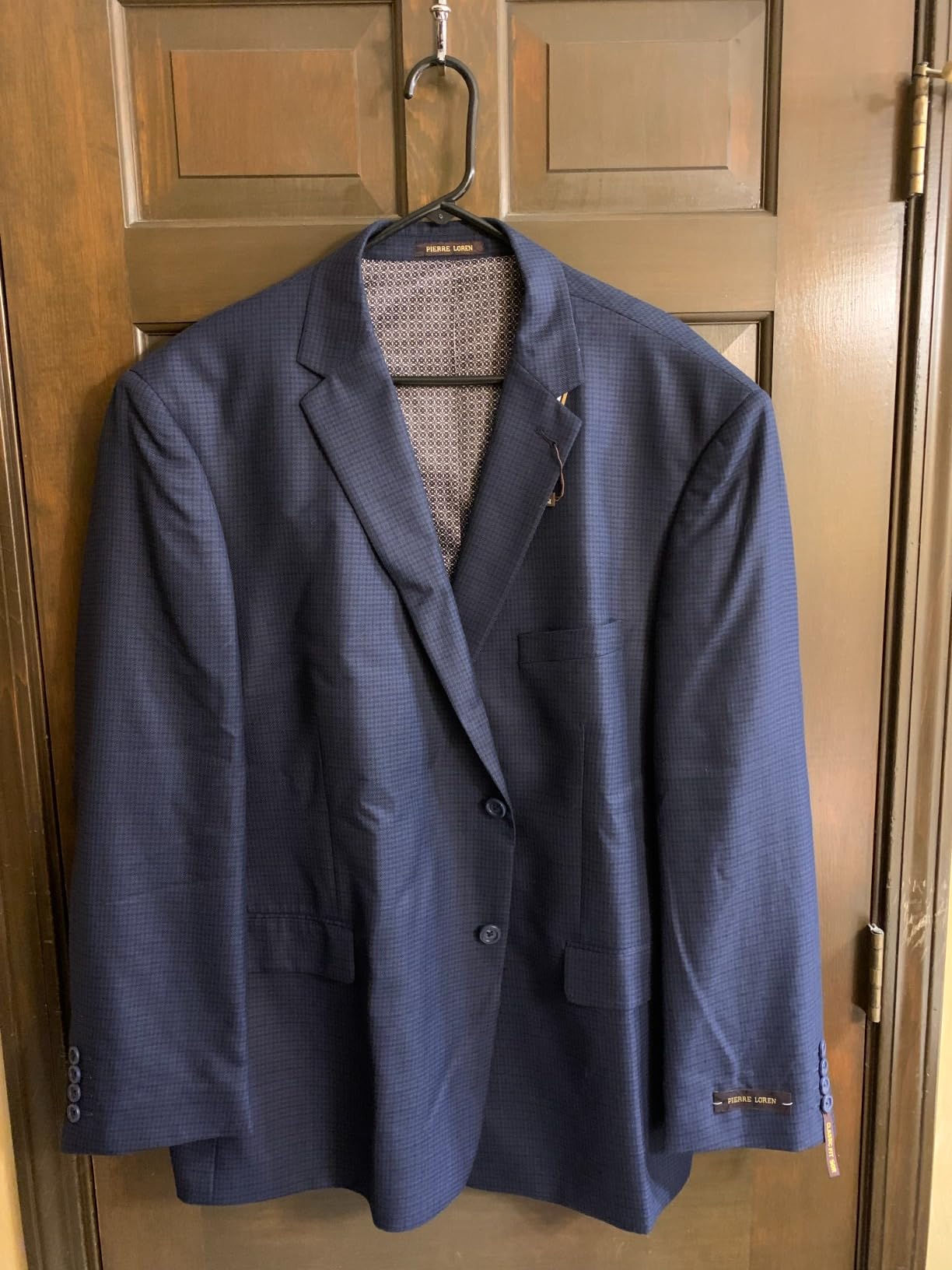 Men's Classic Fit Stretch Blazer 2-Button Sport Coat Big & Tall customer photo 1