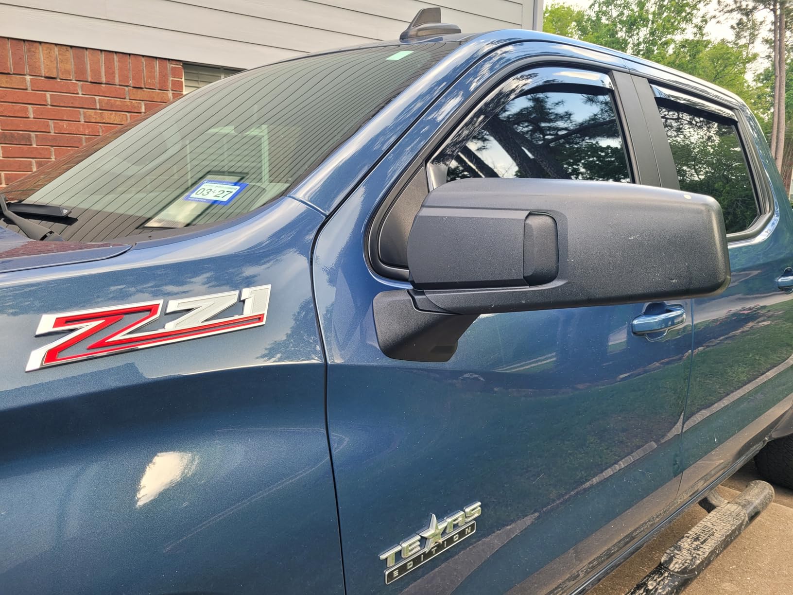 K SOURCE Snap & Zap 80930 Custom Fit Towing Mirror for 2019-2024 Silverado 1500, Sierra 1500, Patented customer photo 1