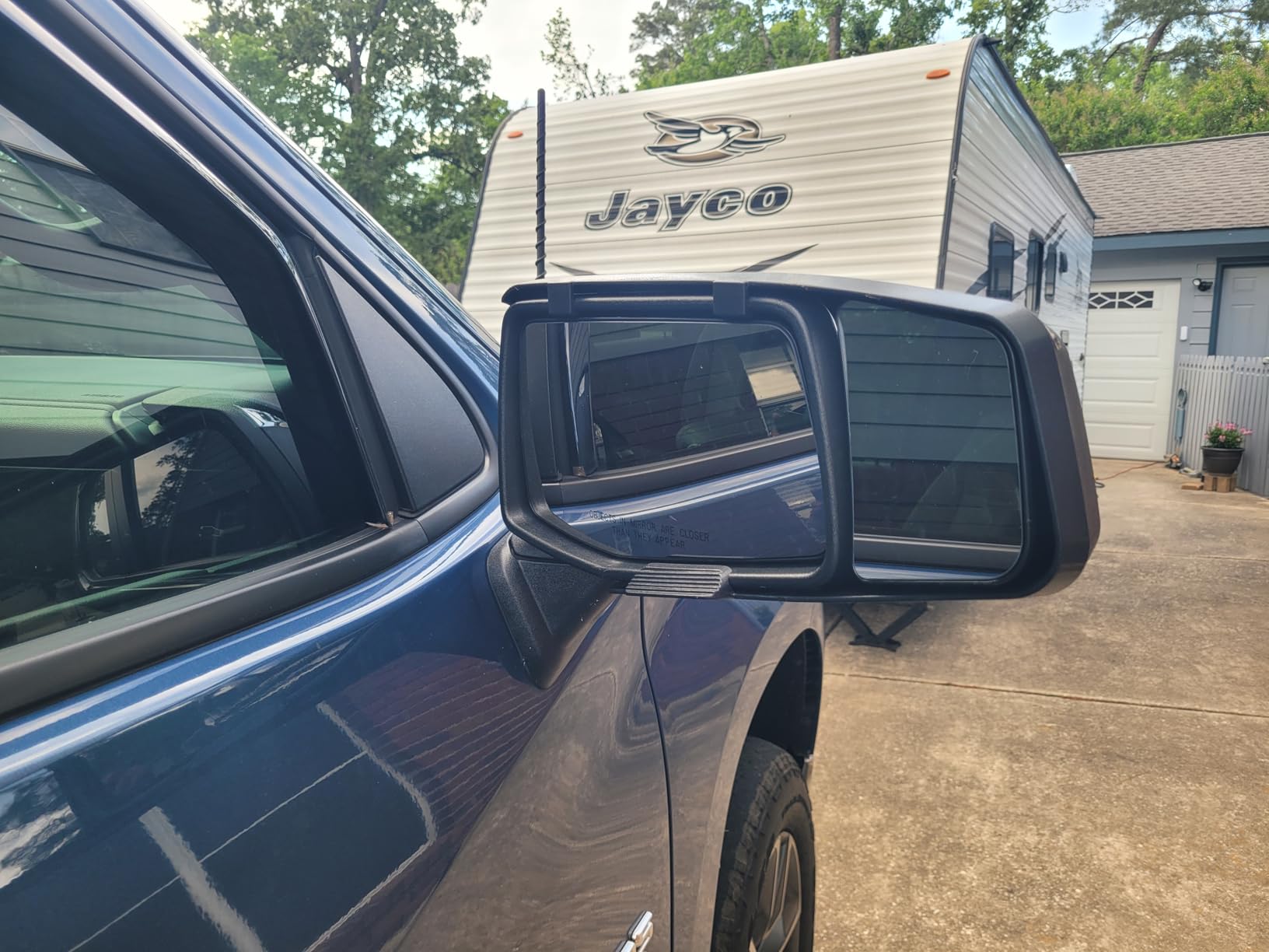 K SOURCE Snap & Zap 80930 Custom Fit Towing Mirror for 2019-2024 Silverado 1500, Sierra 1500, Patented customer photo 2