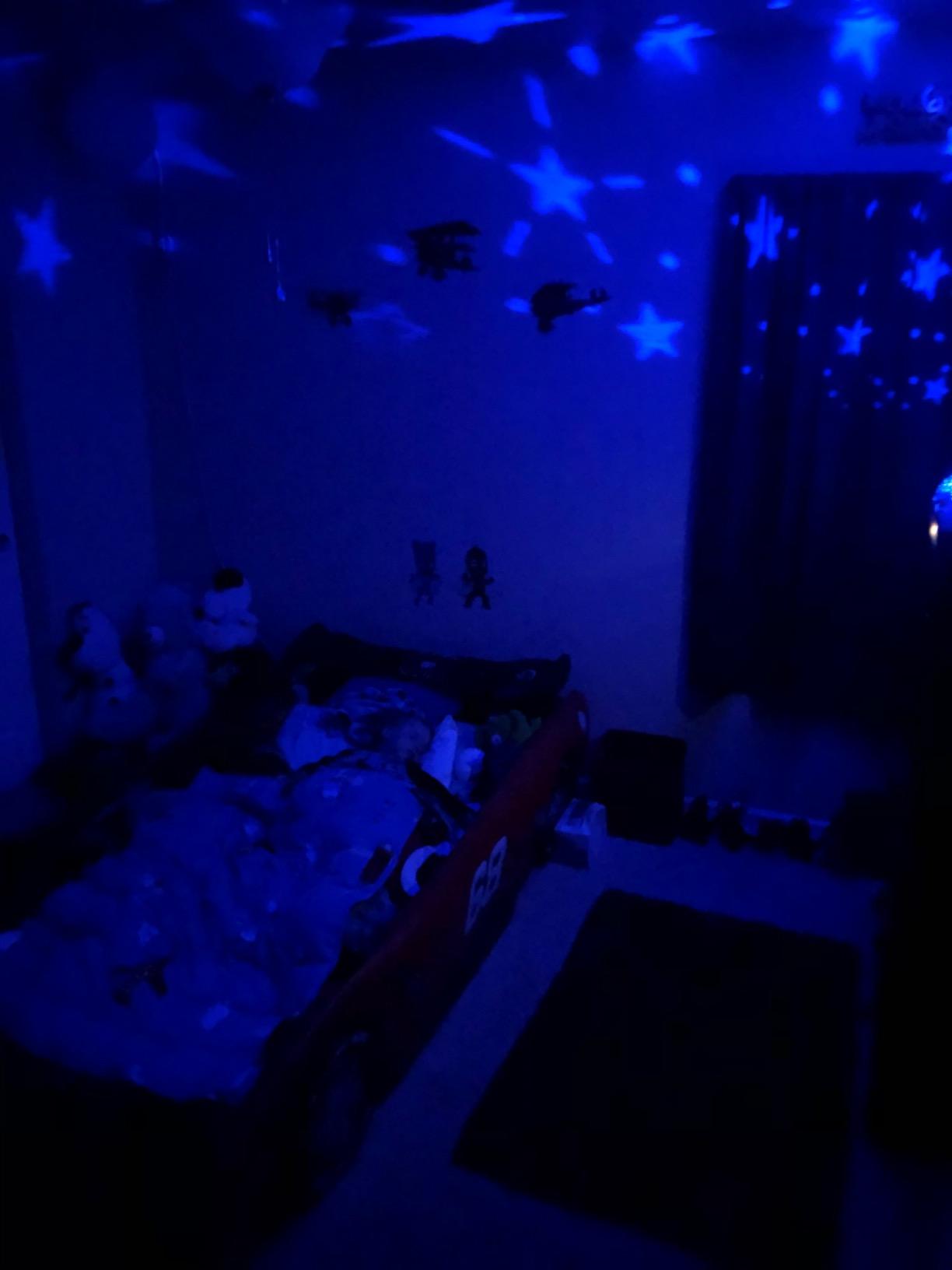 YACHANCE Kids Sound Machine with Night Light Projector,29 Soothing Sounds Baby Night Light Star Projector for Kids Room,White Noise Machine for Baby Sleeping Soother,Nursery Lamp,Bedroom Decor customer photo 1