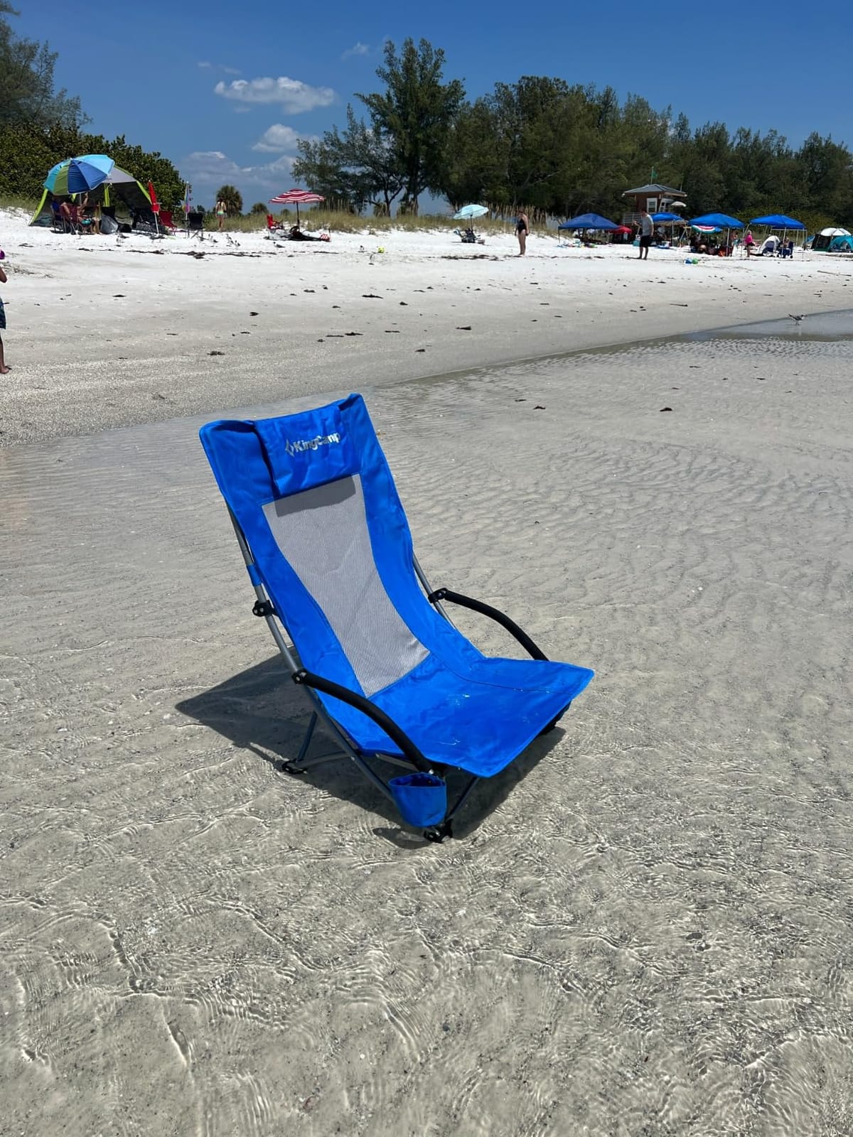 KingCamp Low Beach Chairs 2 Pack, Folding Portable Chair for Adults lightweight Extra Wide Ergonomic High Back Seat 300lbs Heavy Duty Oversized Gear with Carry Bag for Outdoor Lawn Camping Picnic customer photo 2