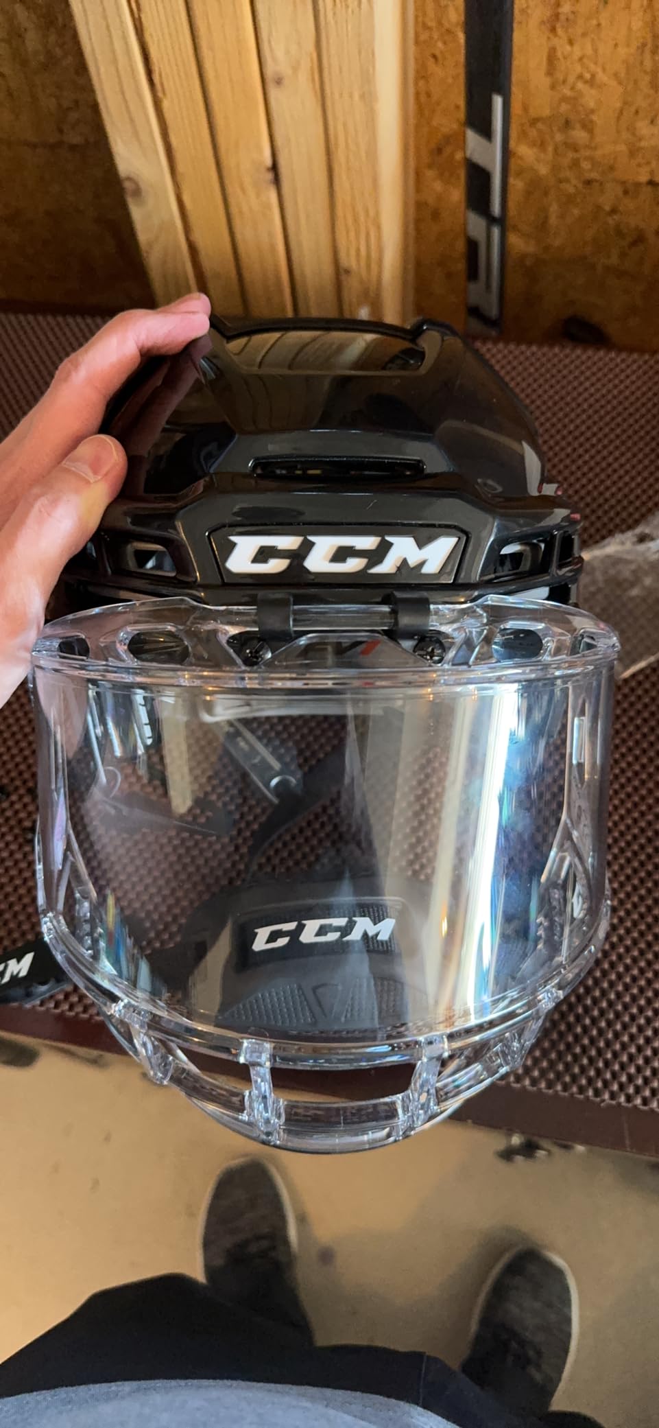 CCM Hockey Full Shield Visor FV1 (Senior) customer photo 1