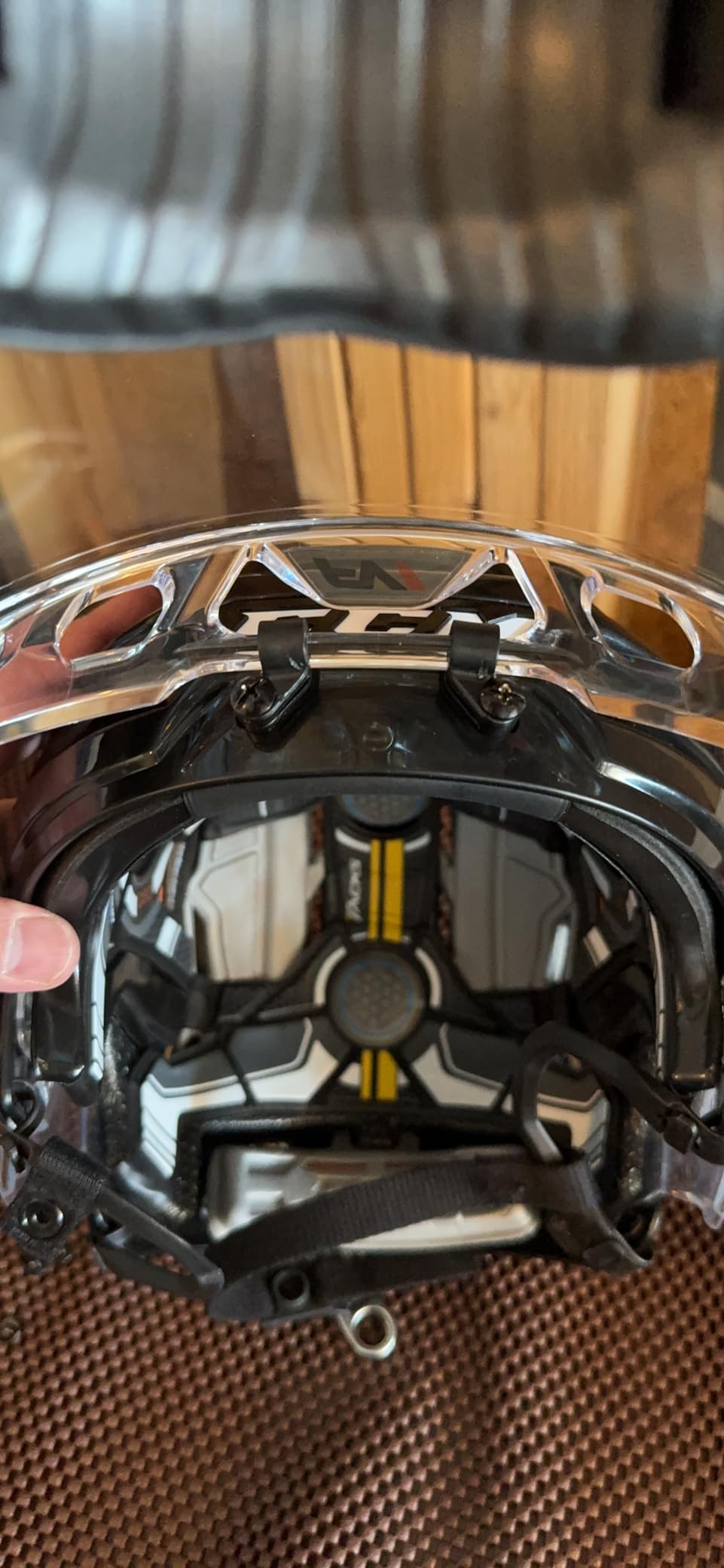 CCM Hockey Full Shield Visor FV1 (Senior) customer photo 2