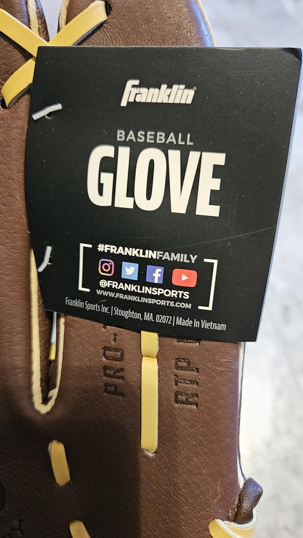 Franklin Sports RTP Pro Baseball Fielding Glove customer photo 1