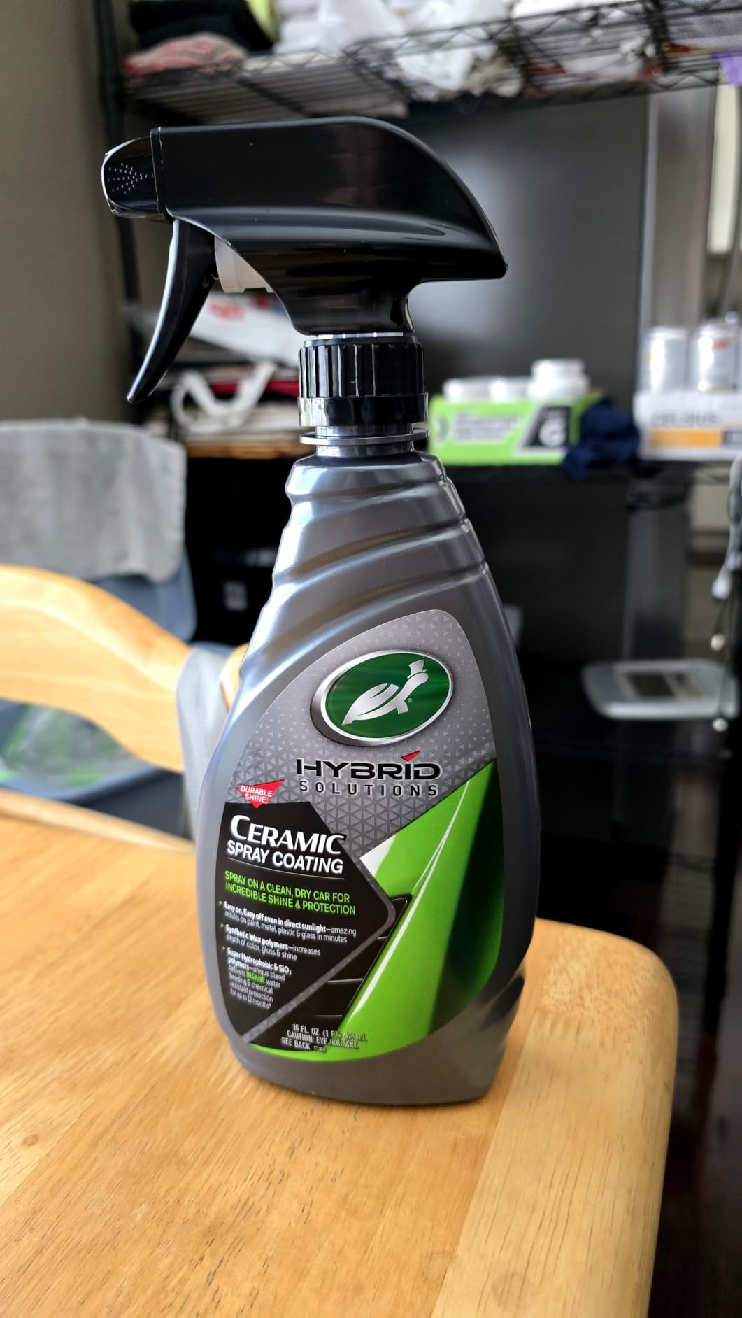 Turtle Wax Hybrid Solutions Ceramic Spray Wax Coating, 16 oz | High Shine Car Wax, Offers Durable Paint Protection, Extreme Water Beading Action, Safe for Glass, Wheels, Trim & More customer photo 1