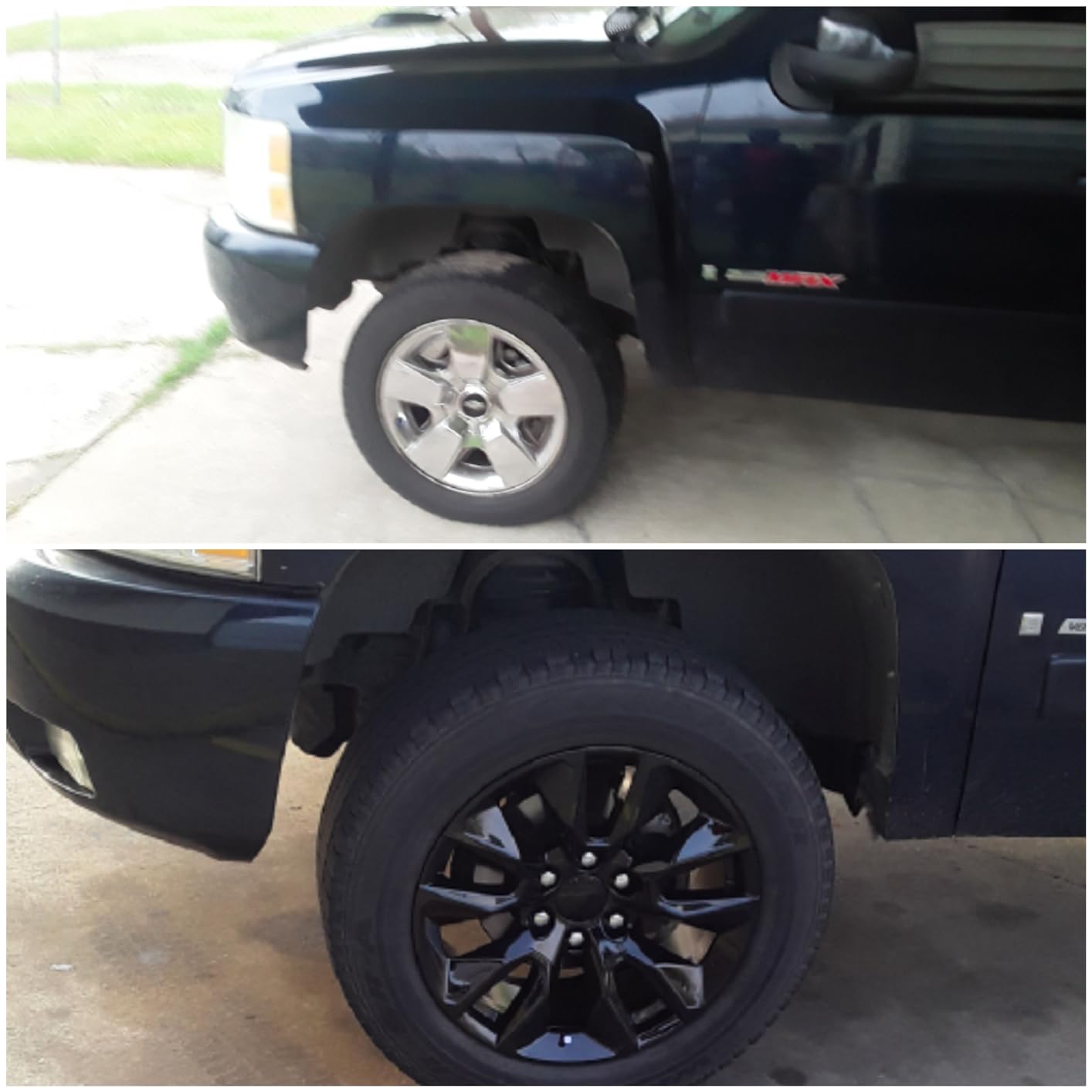 OE Wheels CV32 20x9 Set(4) Gloss Black 5916 6x139.7 Rims customer photo 2