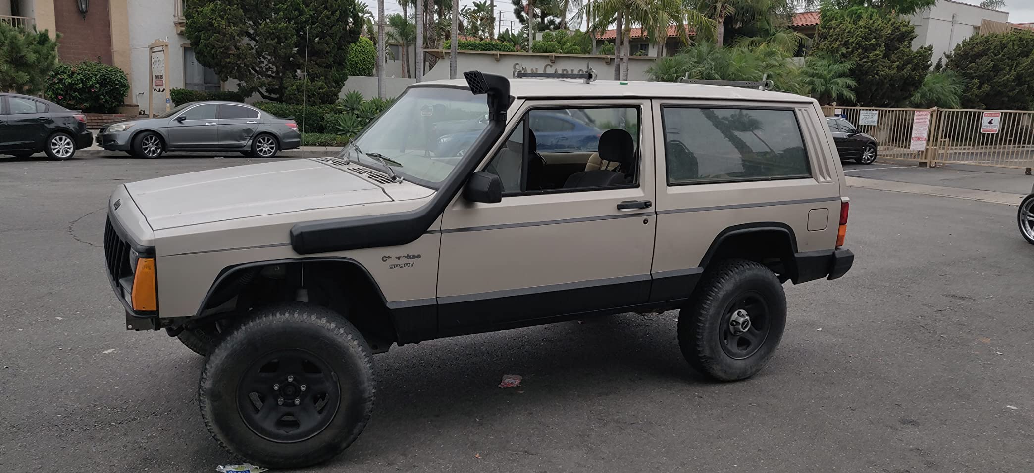 Anbull Compatible with Jeep Cherokee XJ Snorkel Kit | Replacement for Jeep Cherokee XJ 1984-2001 Petrol AMCI6 4.0L-I6 customer photo 2