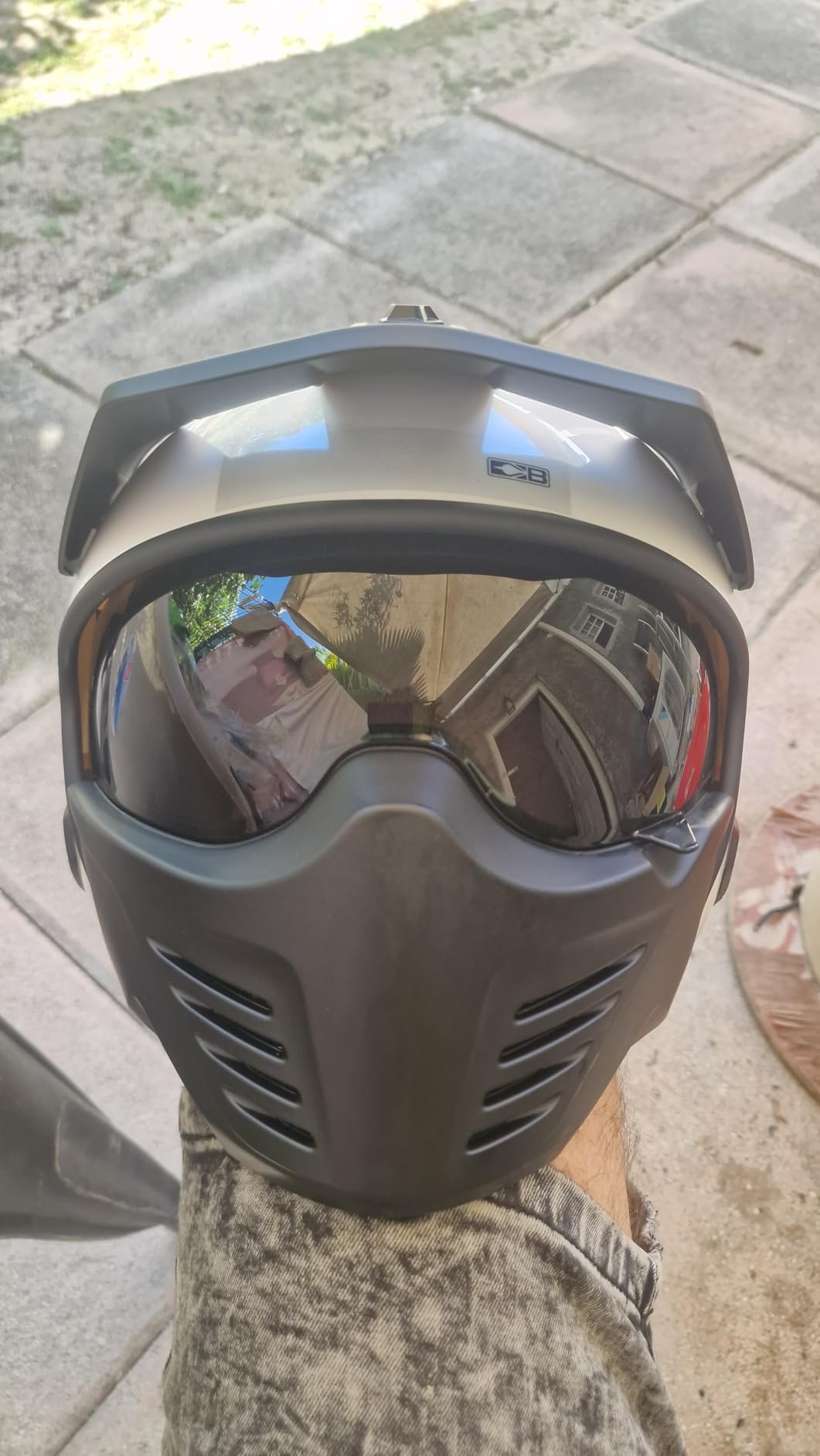 ILM Open Face Motorcycle 3/4 Half Helmet for Dirt Bike Moped ATV UTV Motocross Electric Cruiser Scooter DOT Model 726X (Matte Black, L) customer photo 1