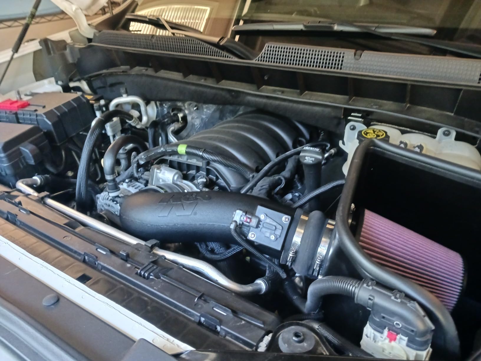 K&N Cold Air Intake System: High-Flow Air Filter, Increase Performance & Towing: Compatible with 2019-2026 Chevy/GMC/Cadillac Silverado 1500, Suburban, Tahoe, Sierra 1500, Yukon, Escalade, 63-3110 customer photo 2