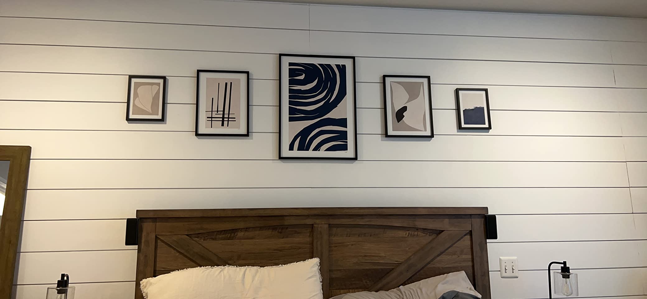 Kimberly Bay Primed White Wood Nickel Gap Ship Lap Board (6-Pieces Per Box) customer photo 1
