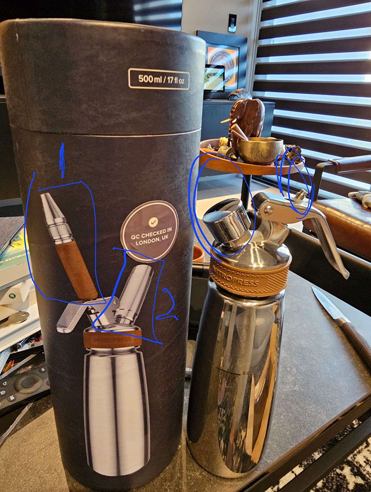 Original NitroPress - Nitro Cold Brew Coffee Maker Kit | Includes 10 Nitrogen Cartridges | Portable Infuser for Nitro Drinks, Cold Brew, Cocktails & Tea at Home or On the Go | Gift for Coffee Lovers customer photo 1