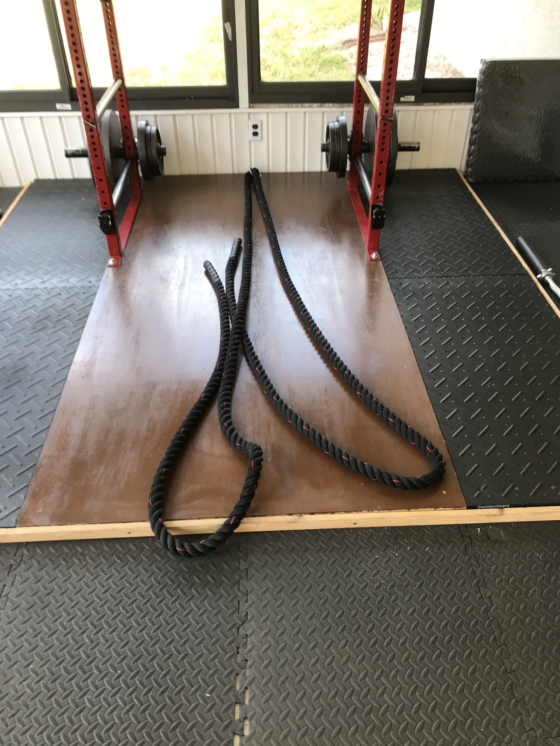 SGT KNOTS Twisted Battle Rope - Weighted Exercise Rope for Strength Training, CrossFit, Battling, Climbing & the Gym (1