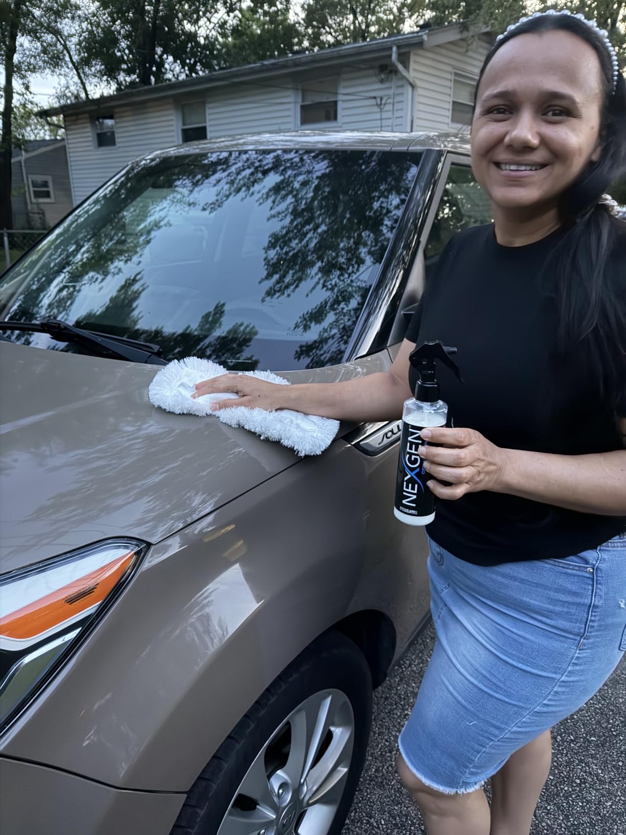Nexgen Ceramic Spray Silicon Dioxide, Easy to Apply Ceramic Coating Spray for Cars, 8 oz | Professional-Grade Protective Sealant Polish for Cars, RVs, Motorcycles, Boats, and ATVs customer photo 2