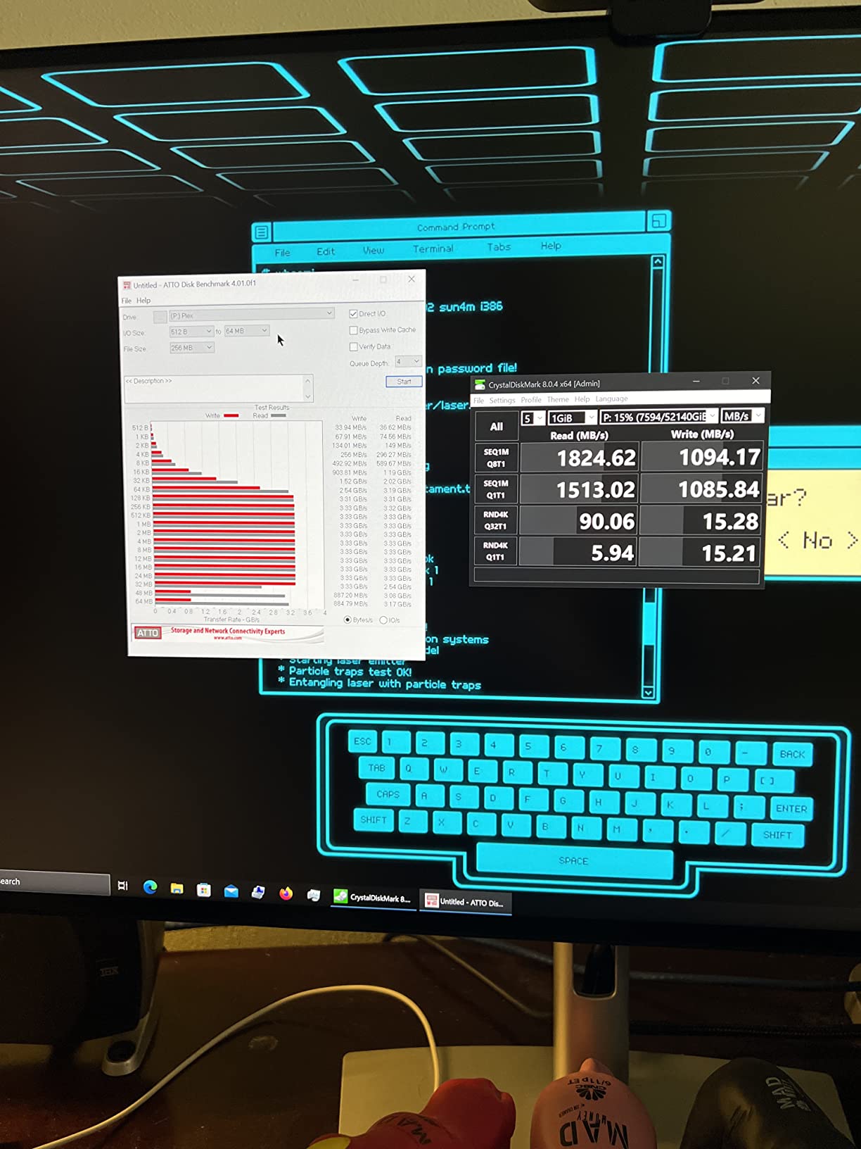 Seagate IronWolf Pro 4TB NAS Internal Hard Drive HDD - 3.5 Inch SATA 6Gb/s 7200 RPM 128MB Cache for RAID Network Attached Storage, Data Recovery Service (ST4000NEZ01) customer photo 1