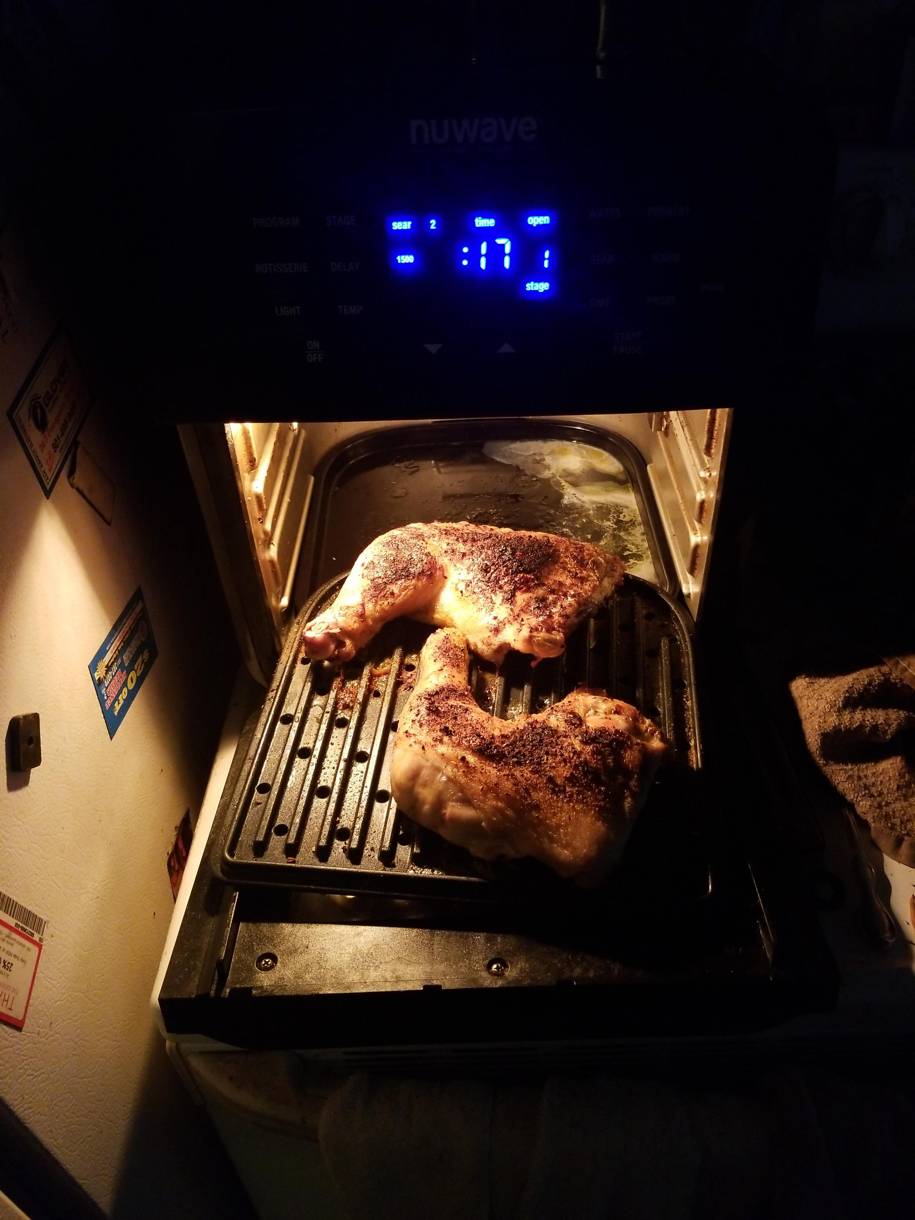 Nuwave Brio 15.5Qt Air Fryer Rotisserie Oven, 50°-425°F Temp Controls customer photo 2
