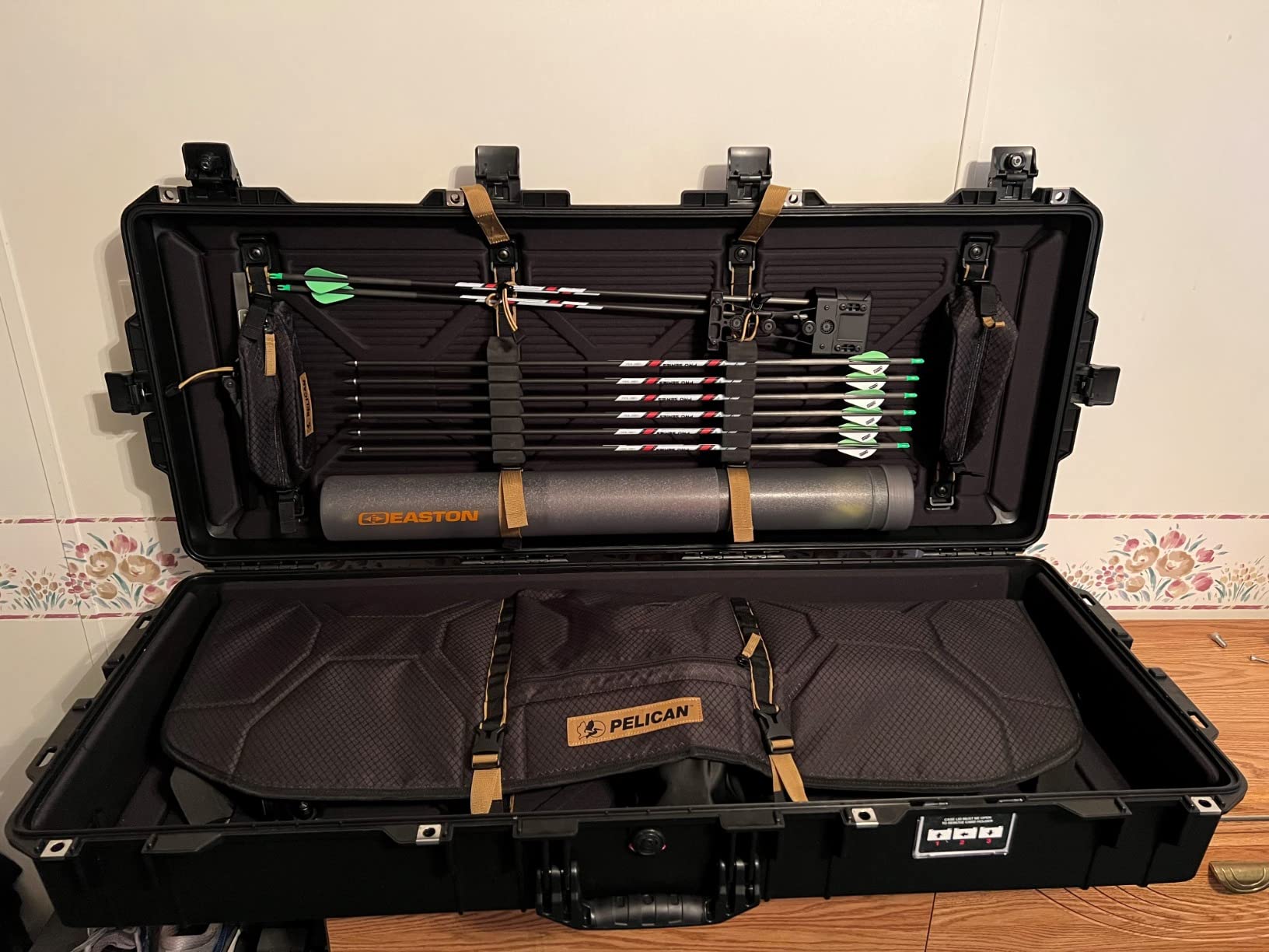 Black Pelican 1745 Air Bow Case with Custom Interior & 2 TSA Locking Latches customer photo 1