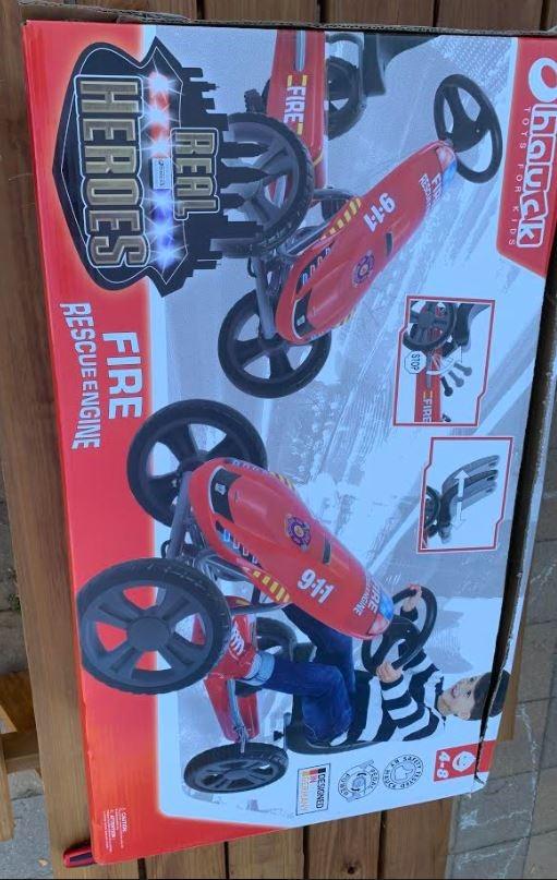 hauck Speedster Pedal Go-Kart for Kids Ages 4-8, Green | Outdoor Ride-On Bicycle Cart with EVA Plastic Tires for Boys and Girls with Adjustable Bucket Seat and Handbrake customer photo 2
