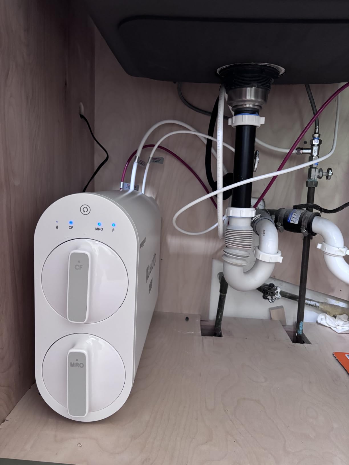 Waterdrop G2P600 Under-Sink RO System, 600 GPD Tankless RO Water Filtration | 7 Stage RO Water Filtration, NSF/ANSI 372 Certified, 2:1 Pure to Drain, TDS Reduction, Under-Sink Reverse Osmosis System customer photo 1