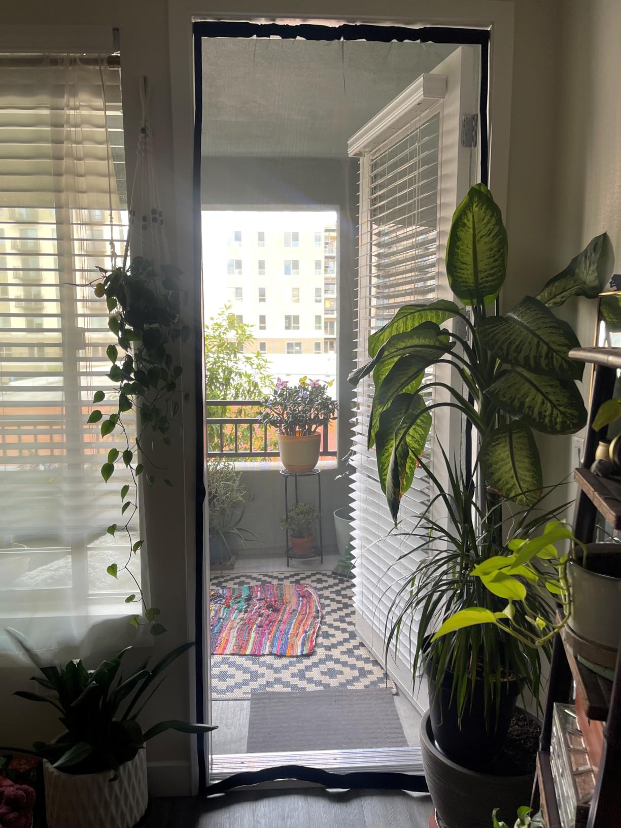 MAGZO Hanging Screen Door, Fits 36