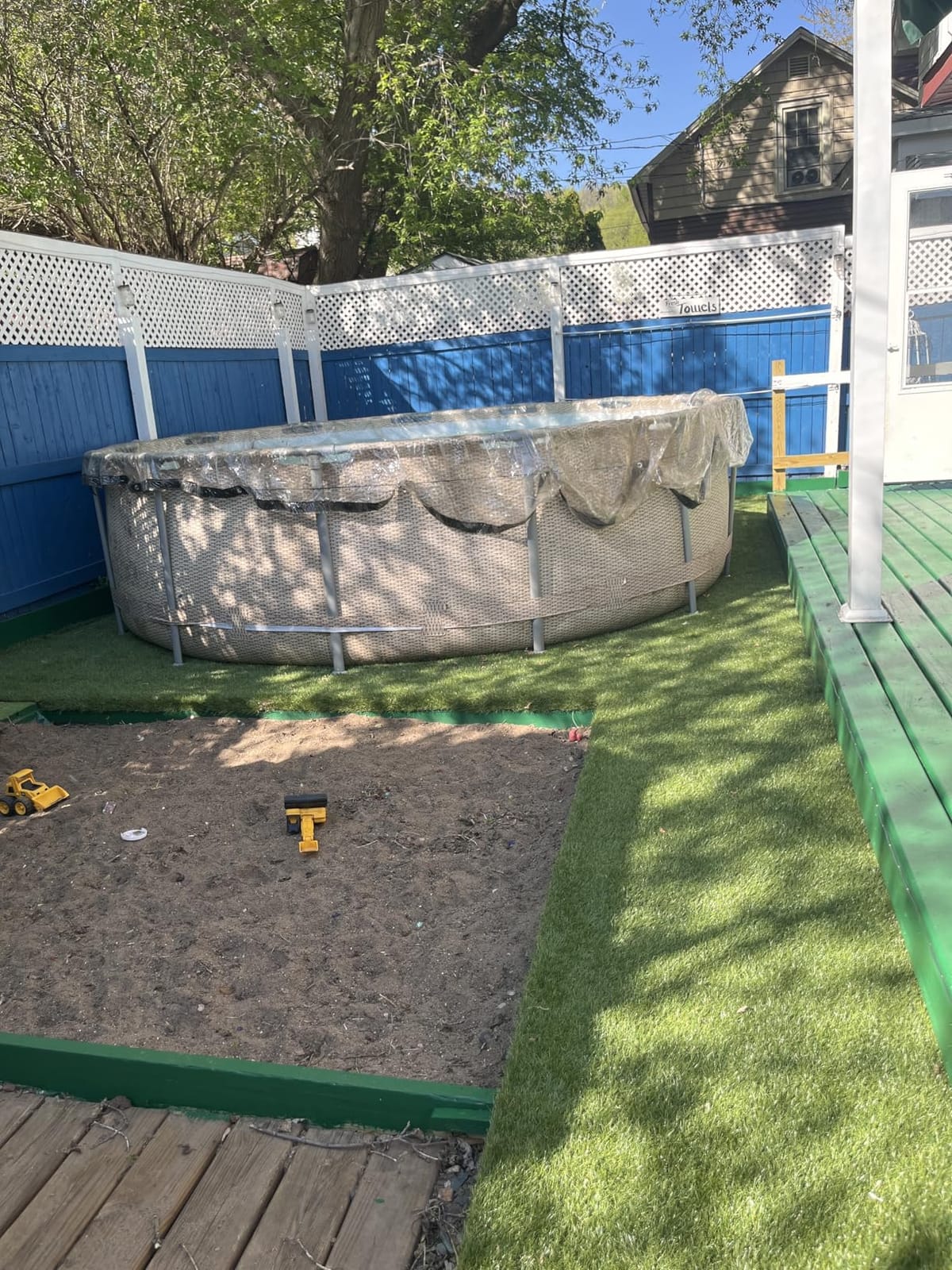 LITA Realistic Deluxe Artificial Grass Synthetic Thick Lawn Turf Carpet (7 FT x 15 FT (105 Square FT)) customer photo 1