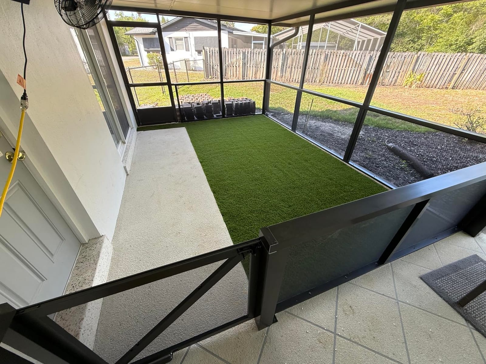 LITA Realistic Deluxe Artificial Grass Synthetic Thick Lawn Turf Carpet (7 FT x 15 FT (105 Square FT)) customer photo 2