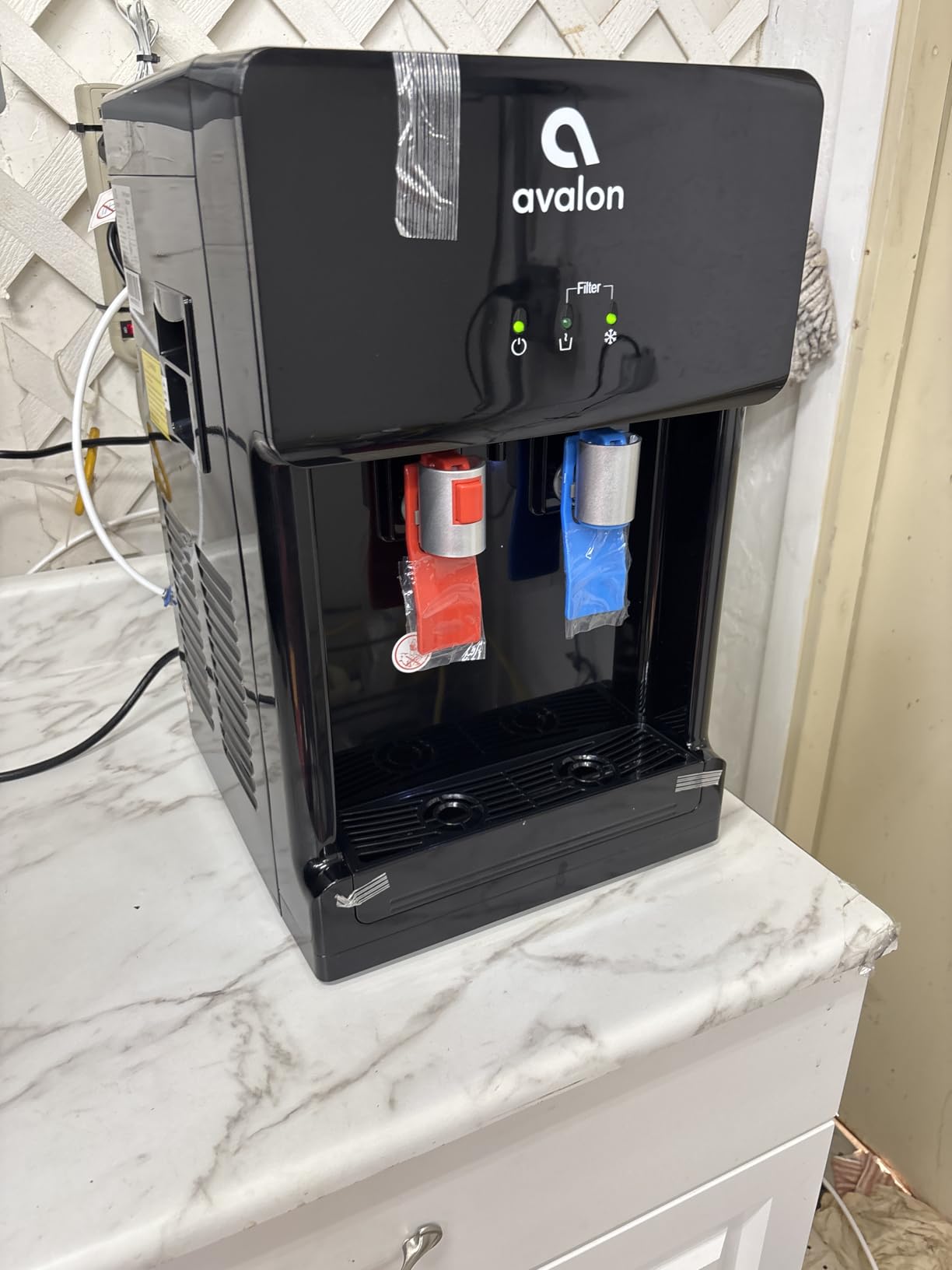 Avalon B8BLK Countertop Touchless Bottleless Water Cooler - 2 Stage Water Filters and Installation Kit Included, NSF Certified, UL Approved, Black customer photo 2