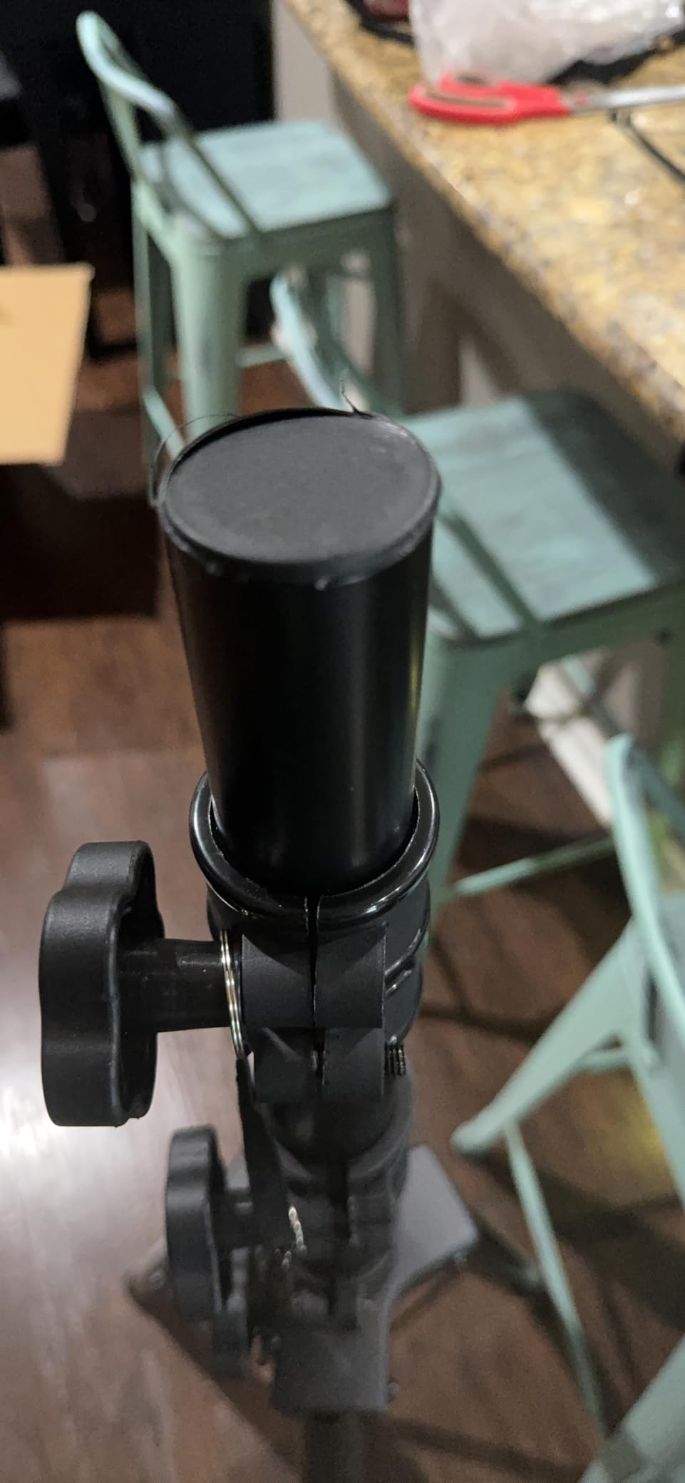 Sound Town DJ Lighting Stand-Adjustable Height, 10.3 ft Tall with Side Bars and Tripod Base (STLS-011) customer photo 1