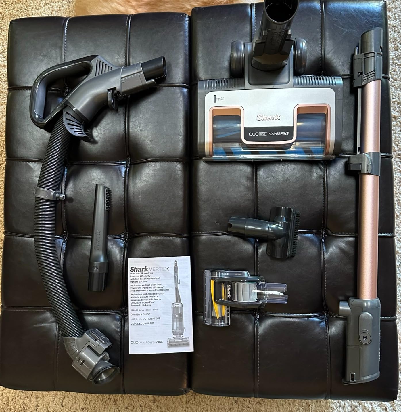 Shark AZ2002 Vertex Powered Lift-Away Upright Vacuum with DuoClean PowerFins, Self-Cleaning Brushroll customer photo 1
