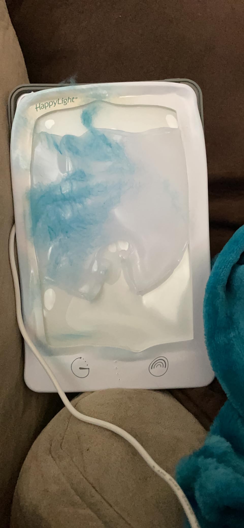 Verilux HappyLight Lumi Plus - Light Therapy Lamp with 10,000 Lux, UV-Free, LED Bright White Light with Adjustable Brightness, Countdown Timer, & Detachable Stand - Boost Mood, Sleep, and Focus customer photo 1