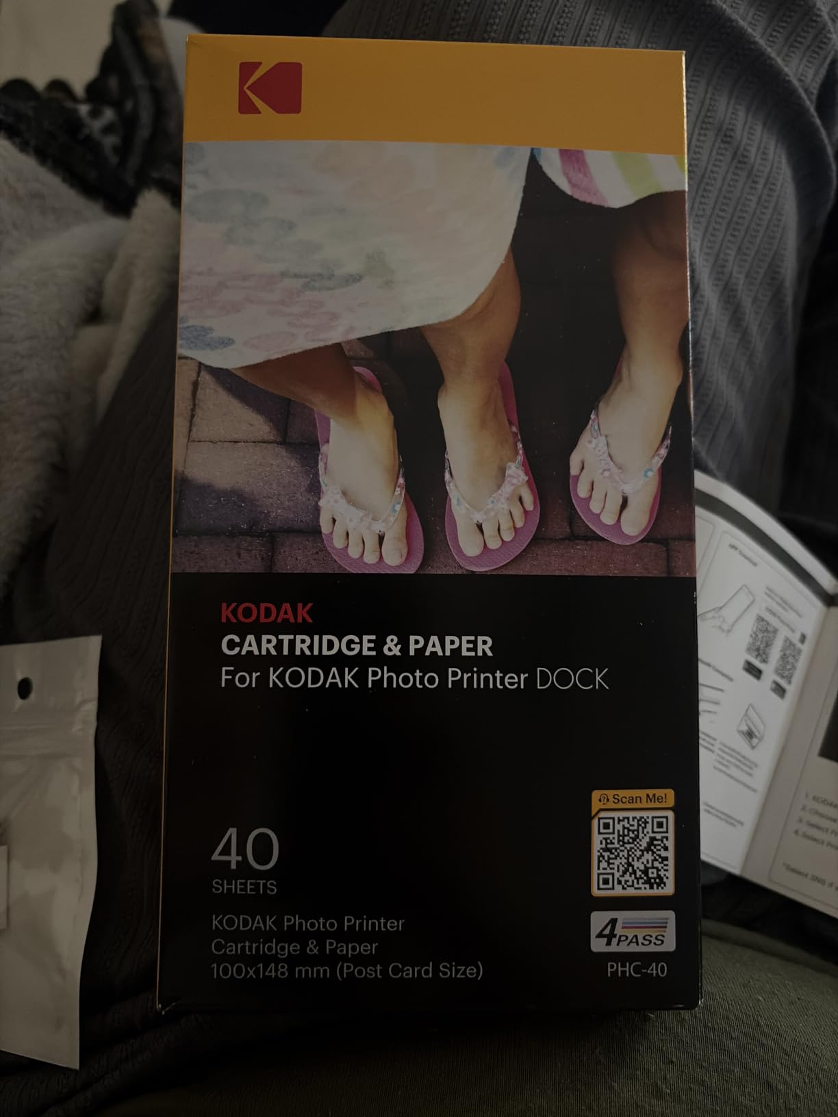 KODAK Dock Plus 4x6'' Photo Printer, 10 Sheets, Docking & Bluetooth Smartphone Printer for iPhone & Android, Instant Color Prints, 4PASS Dye Sublimation customer photo 1