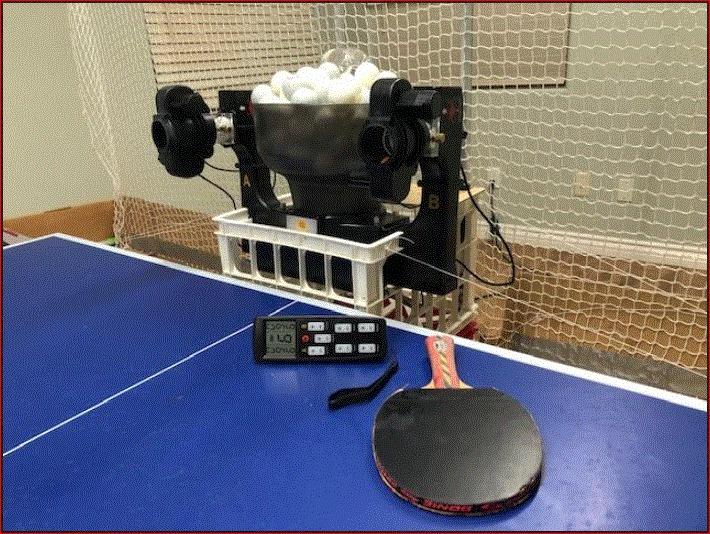 Ping Pong Robot Machine with 36 Different Spin Balls Table Tennis Robots Automatic Ball Machine for Training customer photo 1