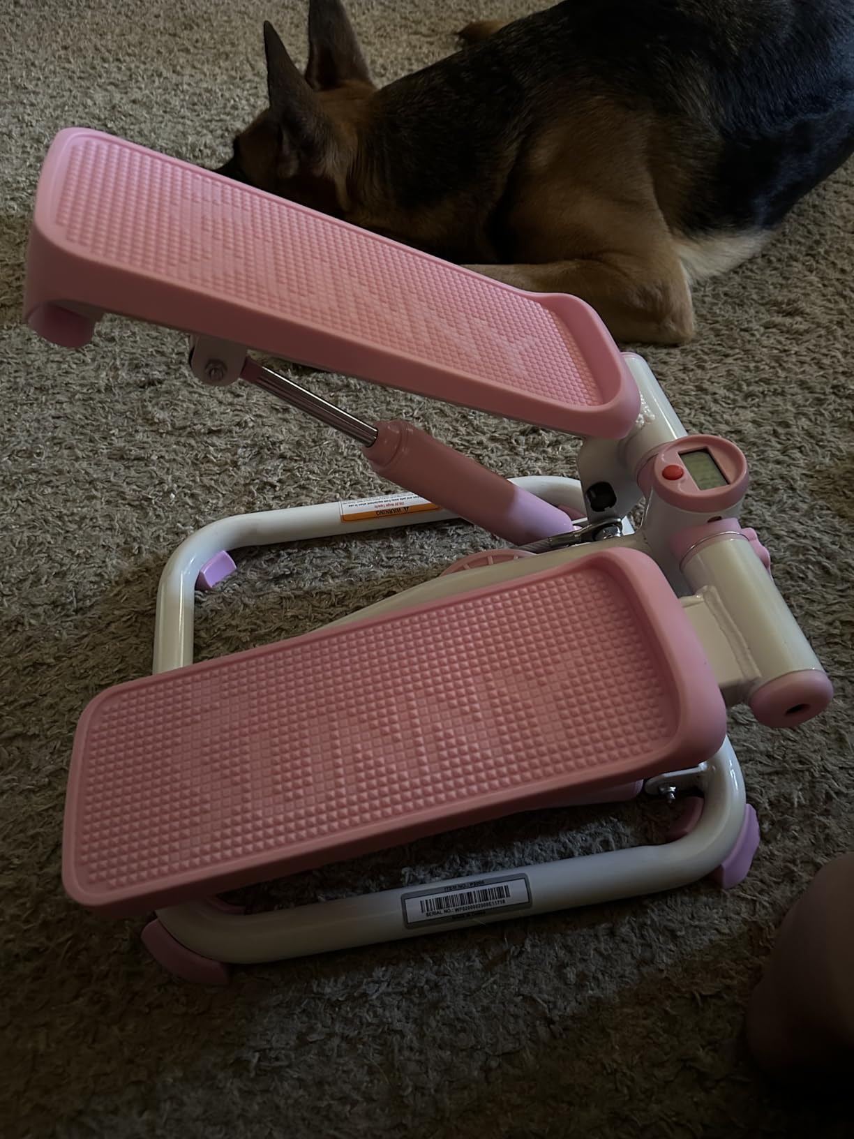 Sunny Health & Fitness Mini Steppers with Digital Monitor and Resistance Bands, Compact Low-Impact Cardio Machines for Home Workouts customer photo 2