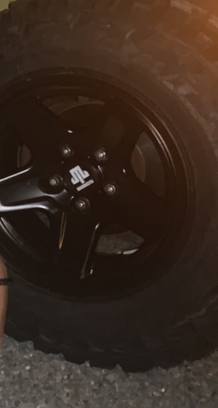 Mammoth Boulder Matte Black Wheel 17x9-6mm Offset | One-Piece Cast Aluminum Off-Road Rim | 5x127 Bolt Pattern | Compatible with 2007-2018 Jeep Wrangler JK customer photo 1