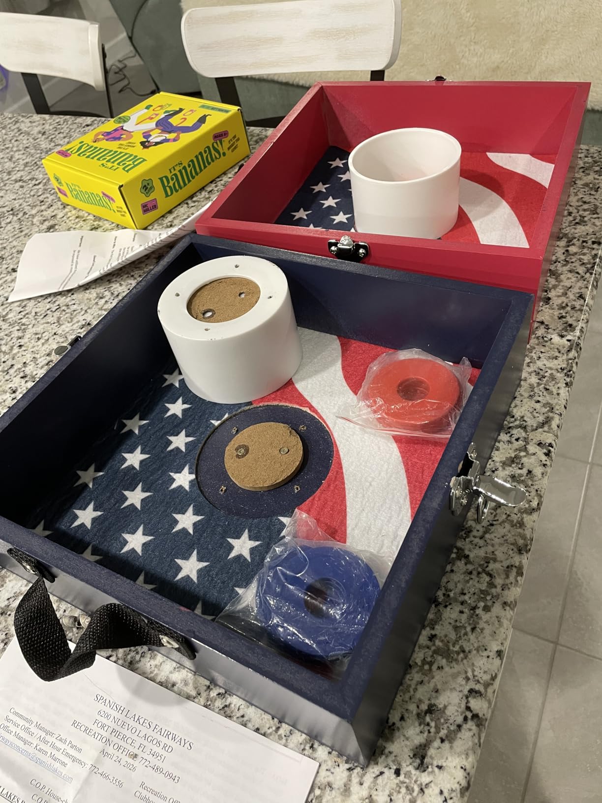 Washer Toss Game Set Portable Outdoor Lawn Game with 8 Steel Washers for Tailgating, Backyard BBQs and Camping customer photo 2