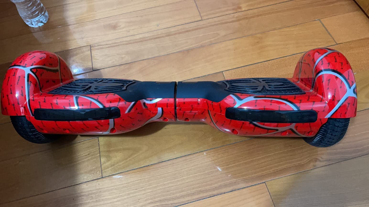 Spider-Pattern Hoverboard for Kids Ages 6-12, with Bluetooth Speaker and LED Lights 6.5