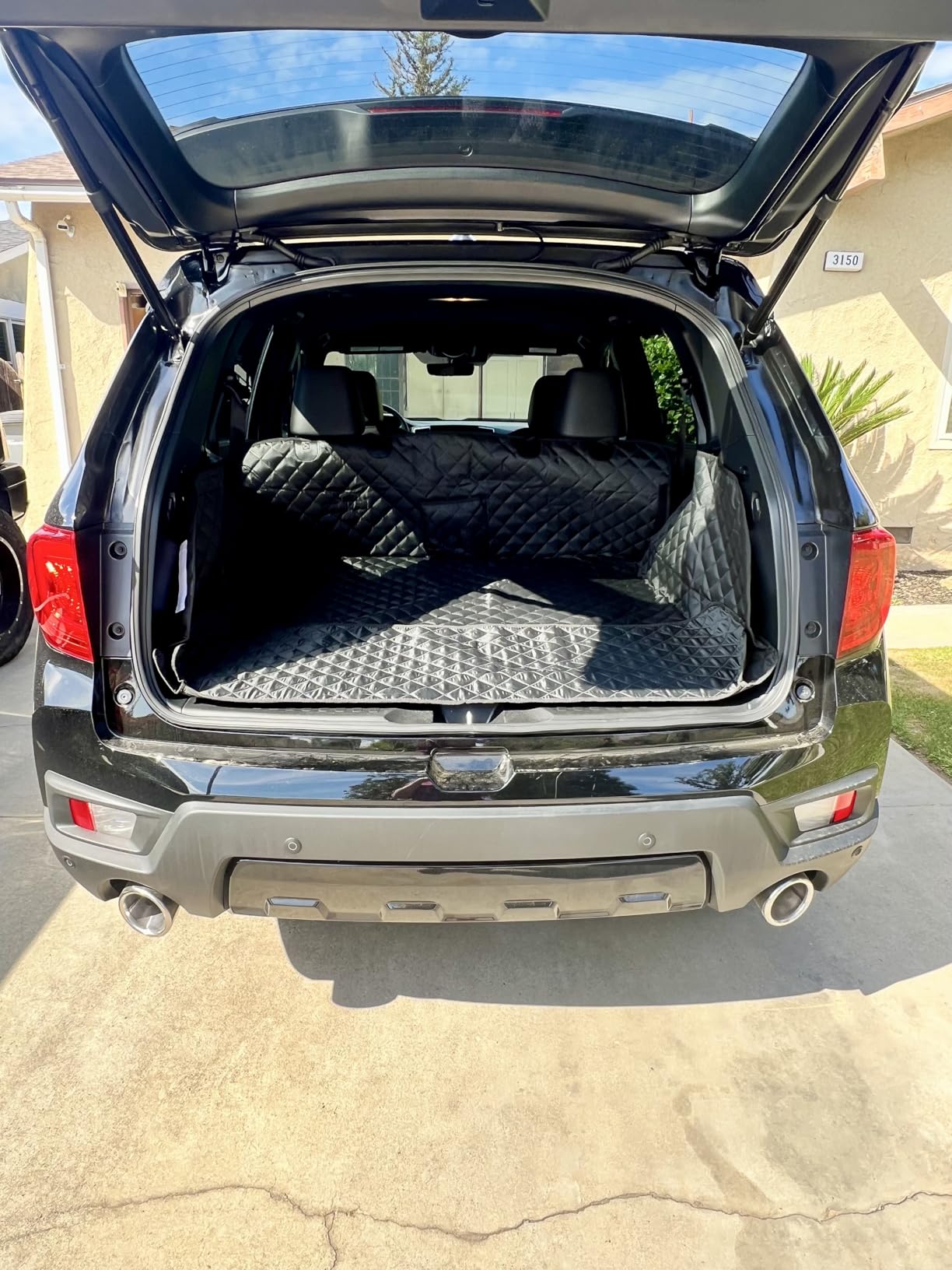 PETICON SUV Cargo Liner for Dogs, Trunk Cover with Bumper Flap Protector customer photo 1