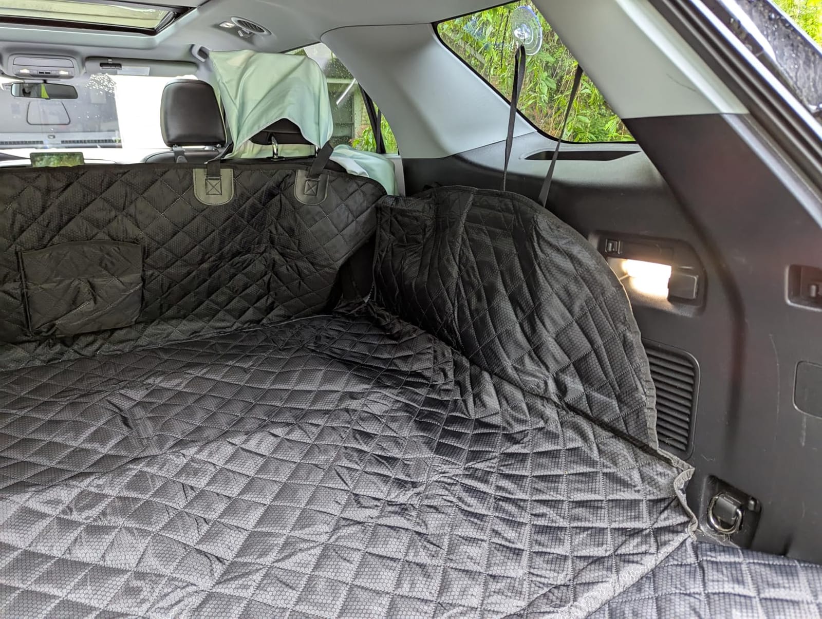 PETICON SUV Cargo Liner for Dogs, Trunk Cover with Bumper Flap Protector customer photo 2