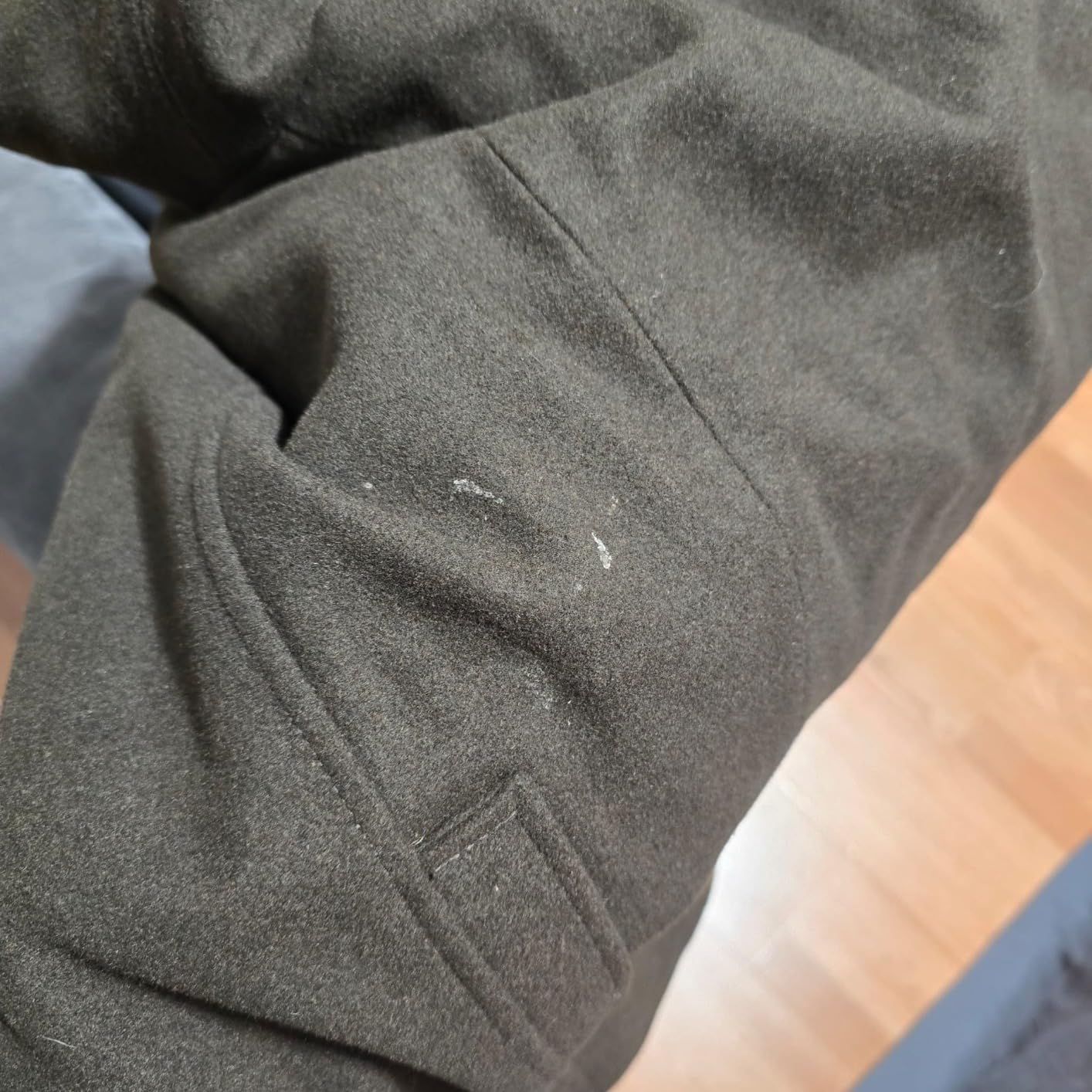 Kenneth Cole Men's Double Breasted Peacoat Coat customer photo 2