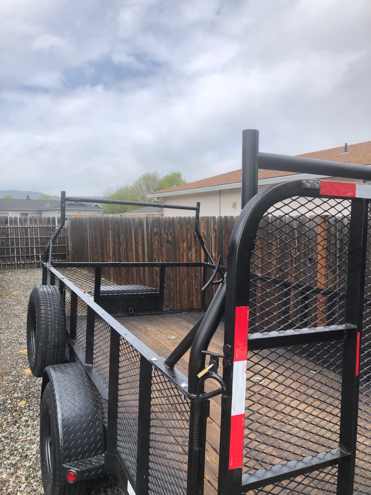 TMS 800Ibs Capacity Extendable Universal Steel Pick-Up Truck Ladder Rack Low Profile Sport Bar Utility Two bar Set (Patent Pending) (24'') customer photo 1