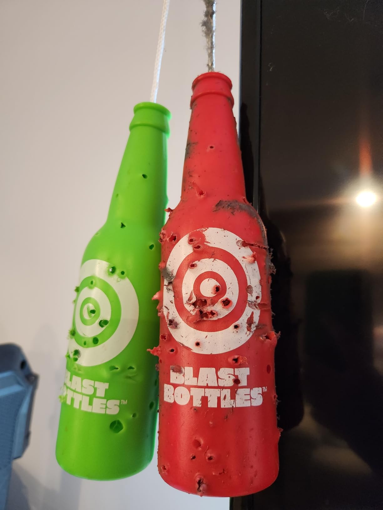 GoSports Outdoors Blast Bottles - 3 or 6 Pack - Shatterproof Bottle Shooting Targets with Rope for Firearm Target Practice, Great for Indoor and Outdoor Gun Ranges customer photo 1