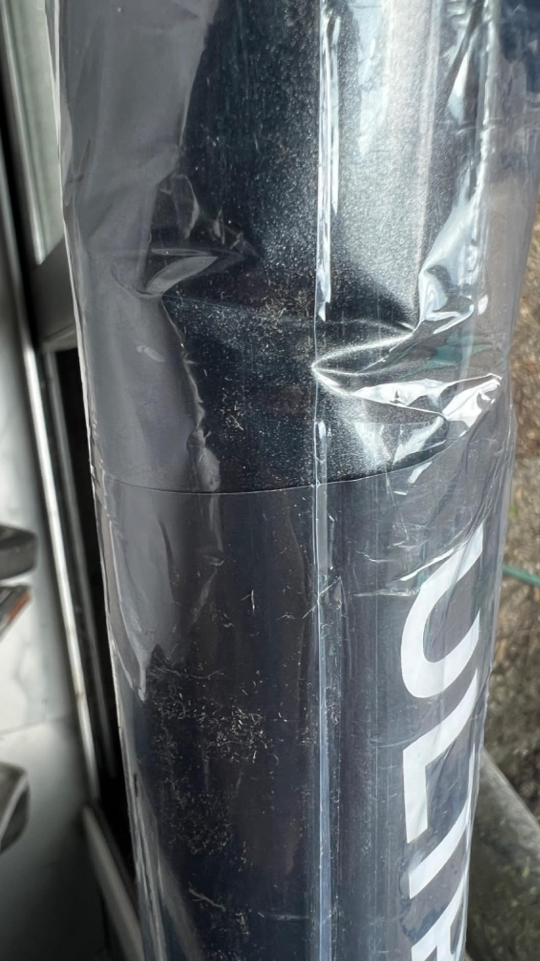 VViViD+ Ultra Gloss Candy Metallic Charcoal Grey Vinyl Car Wrap Premium Paint Replacement Film Roll with Nano Air Release Technology (1ft x 5ft) customer photo 2