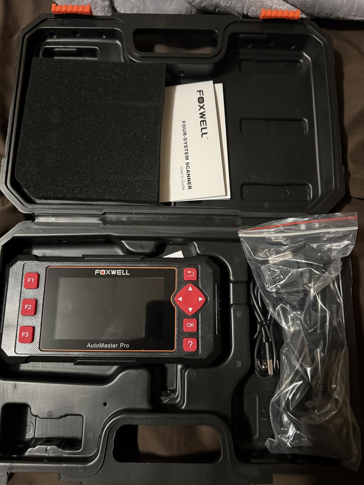 FOXWELL NT604 Elite OBD2 Scanner ABS SRS Transmission, Check Engine Code Reader for Cars and Trucks, Diagnostic Scan Tool with SRS Airbag, Automotive Diagnostic Tool with Live Data customer photo 2