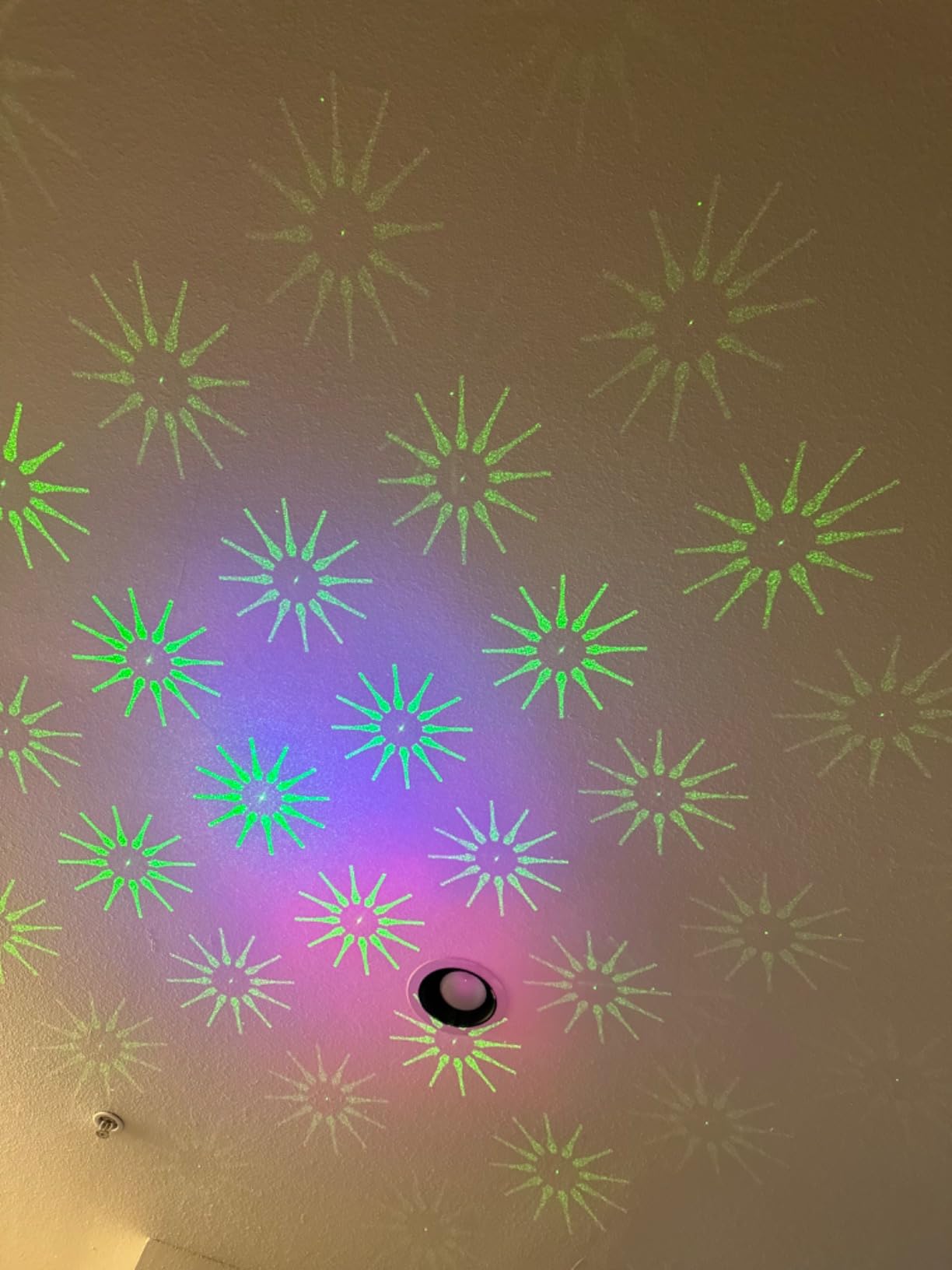 DJ Disco Stage Party Lights, LED Sound Activated Laser Light RGB Flash Strobe Projector with Remote Control for Christmas Halloween Decorations Karaoke Pub KTV customer photo 2